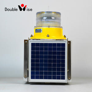 ไฟเตือนอากาศยานพลังงานแสงอาทิตย์แบบสี่ด้านความเข้มสูงสำหรับปล่องควัน หอคอยเหล็ก อาคารสูง ผู้ผลิตสิ่งกีดขวาง - Product Image 4