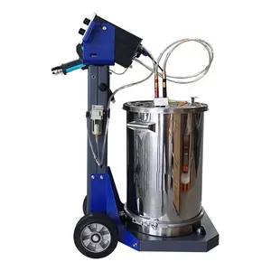 mehrwinkel-beschichtungsfunktion manuelle elektrostatische pulverspritzmaschine pulverschichtung recycling filtermaschine
