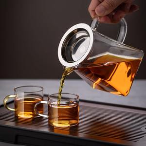 Distributeur de thé en verre Moritaka Faction, forme carrée, résistant aux hautes températures, qualité domestique - Product Image 4