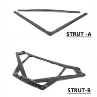 Kit de carénage moteur en fibre de carbone sèche pour BMW G80/G81/M3/G82/G83/M4/G87/M2, comprenant le cache de radiateur, le cache de phare, la barre de renforcement et le cache ECU