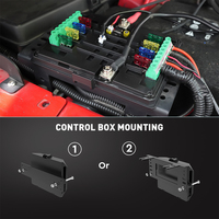 Panneau de commande tactile haute puissance 80A avec contrôle par application, 8 groupes, 12/24V, étanche, pour camion tout-terrain, Jeep, 4x4, UTV