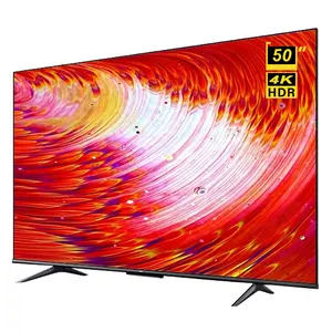 OEM Factory 50 Inch Frameless Smart TV UHD 4K LED TV Television Flat Screen TV 50'' Android For Home Hotel
