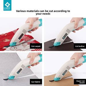 Электрические ножницы Lejiang CY-C11, компактные, ручные, для вышивания, из нержавеющей стали, с пластиковой ручкой, для обрезки ткани и кожи, портновские - Product Image 3