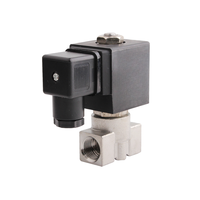 Válvulas Solenoides de Acción Directa de 2 Vías, de Latón SS304, AC220V DC24V DC12V, para Uso General con Aire