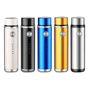 Mini rasoir Portable en acier inoxydable, rechargeable par Usb, étanche et rapide, rasoir électrique pour hommes