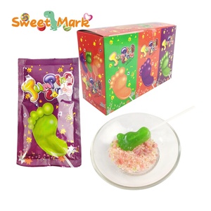 <span class=keywords><strong>Poudre</strong></span> adhésive en forme de <span class=keywords><strong>pied</strong></span>, 40 ml, saveur de fruits, sucettes dures, bonbons sautants - Product Image 1