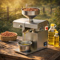QDMECH Presse à huile à double pression à chaud et à froid pour l'extraction de l'huile de coco vierge, de l'huile d'olive, de l'huile d'arachide et de l'huile de sésame à petite échelle