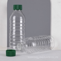 Bouteille d'eau minérale en plastique jetable personnalisée de 300 ml avec bouchon à vis pour café, bière, jus, thé aux herbes, soda - Vente en gros