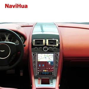 Android autoradio 9.7 Pouces Miroir lien Musique Smartphones GPS Boîte autoradio Mains Libres pour Aston Martin 05-15