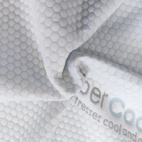 Tissu en bambou tricoté jacquard, tissu laminé pour la literie, protège-matelas