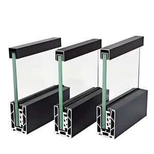 Rampe à canal en U Rampe de <span class=keywords><strong>terrasse</strong></span> Rampe en verre sans cadre Balcon Profil en aluminium. - Product Image 1