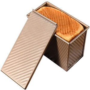 Molde para hornear <span class=keywords><strong>de</strong></span> grado alimenticio, 450G, antiadherente, <span class=keywords><strong>de</strong></span> acero al carbono, <span class=keywords><strong>Pullman</strong></span>, Pan tostado, caja con tapa <span class=keywords><strong>de</strong></span> tapa - Product Image 2