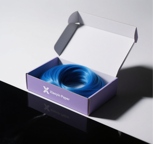 صندوق أرجواني مطبوع بشعار وحجم مخصص تعبئة وشحن الملابس والشعار والشعار والشعار صندوق توصيل وشحن - Product Image 2