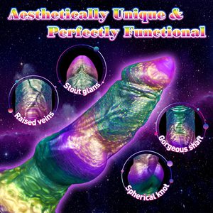 Sytry 9.1 pouces réaliste Silicone fantaisie Dragon monstre gode énorme épais Alien loup gode avec gros noeud et forte ventouse - Product Image 4