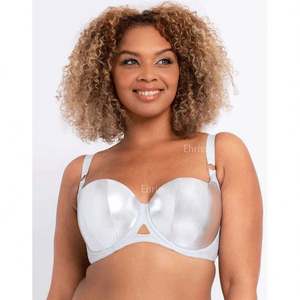 2023 Curvy Bra CURVY KATE Levantar Varanda acolchoada Sutiã Cinza prateado - Product Image 3