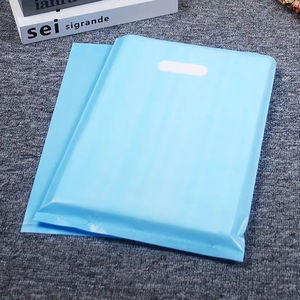 Bolsa de transporte reutilizable de embalaje minorista de boutique personalizada Bolsas de compras de plástico con asa troquelada con logotipos - Product Image 6