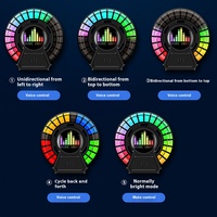 Diffuseur de parfum intelligent pour voiture avec commande vocale RGB, lumière rythmique musicale, désodorisant de voiture à clipser sur grille d'aération, lampe aromatique rechargeable USB