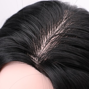 Tratamiento de cabello de fibra sintética artificial Cabeza de entrenamiento de Maniquí de extensión de cabello con cabello Beauty Star-Cabeza de maniquí - Product Image 4