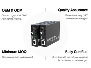 Convertidor de Medios de Fibra Óptica 10/100Mbps 1*Simplex SC -1*LAN <span class=keywords><strong>SM</strong></span> 20km SC Fuente de Alimentación DC5V de Alta Calidad - Product Image 4