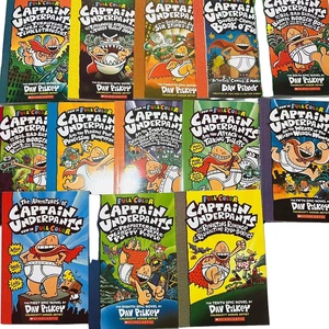 2025 New Pulida Arrived 14 Pcs/set Captain Underpants Full Color Smooth Paper <span class=keywords><strong>Comic</strong></span> Dav Pilkey Picture <span class=keywords><strong>Comic</strong></span> Books for <span class=keywords><strong>Kids</strong></span>. - Product Image 2