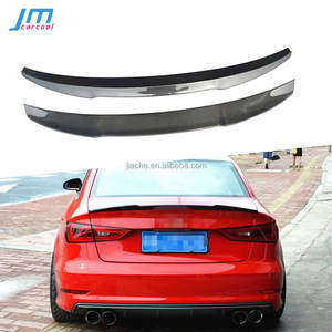 In Fibra di carbonio Ala Posteriore Spoiler Auto Auto Da Corsa Tronco Boot Lip Spoiler Ala per Audi <span class=keywords><strong>A3</strong></span> Sline S3 Berlina 2013 -2018 - Product Image 1