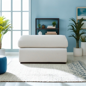 High Quality Fabric Ottoman Footrest <b>Stool</b> <b>with</b> Comfortable Cushion for Daily Use and Relaxation - Product Image 5