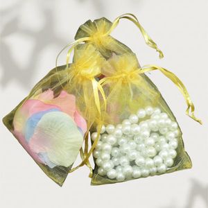 Sacs de rangement en organza de luxe de marque LUOYI en gros, impression de logo personnalisée pour les emballages de bijoux, de bougies et de cadeaux (MOQ - Product Image 4