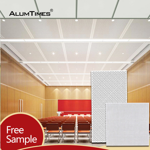 אריחי תקרה מאלומיניום <span class=keywords><strong>60x60</strong></span> של Alumtimes, עמידים באש, עמידים במים, מבודדים חום, בעלי תקן ביצועי אש, צבועים בריסוס לשימוש פנים - Product Image 5