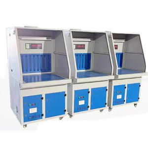 Nouvelle <span class=keywords><strong>table</strong></span> de polissage industrielle, <span class=keywords><strong>table</strong></span> de meulage mobile avec système de dépoussiérage à impulsions, pour le traitement de la poussière - Product Image 3