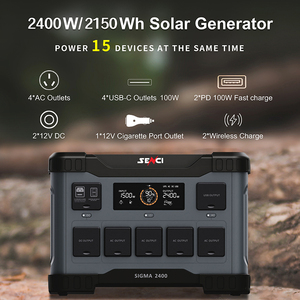 สถานีไฟฟ้าพกพา Senci 2400w 2150wh 120v 230v 1000w 2000w 3000w เครื่องกำเนิดไฟฟ้าพลังงานแสงอาทิตย์ 2400 เครื่องกำเนิดไฟฟ้าพลังงานแสงอาทิตย์ 2400w 2400 - Product Image 4