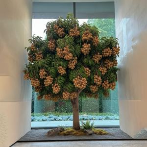 ต้นลำไยเทียม ทนรังสียูวี ไม่ต้องดูแล ต้นไม้ประดิษฐ์ผลไม้ สำหรับใช้ในร่ม กลางแจ้ง และเชิงพาณิชย์ - Product Image 3