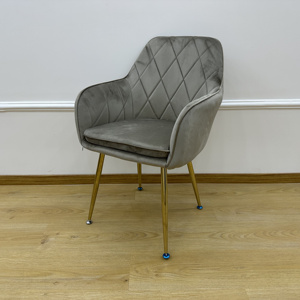 OEM Muebles Para La <span class=keywords><strong>Casa</strong></span> Chaises de salle à manger Chaises avec accoudoirs en velours <span class=keywords><strong>Chaise</strong></span> de salle à manger de luxe <span class=keywords><strong>Chaise</strong></span> en velours <span class=keywords><strong>noir</strong></span> et or - Product Image 5