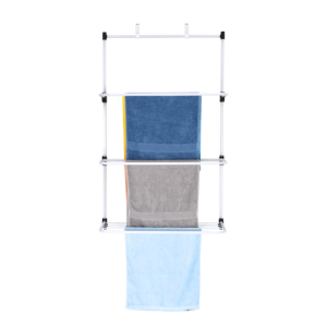 Séchoir à linge pliable à 3 niveaux grande taille à suspendre derrière la porte pour usage intérieur – Meilleure vente - Product Image 5