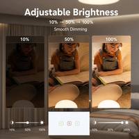 Interruptor Táctil Inteligente WiFi y Bluetooth para Tuya, con Certificación SAA, Compatible con Google Home y Alexa, Panel de Control de Luz por Voz
