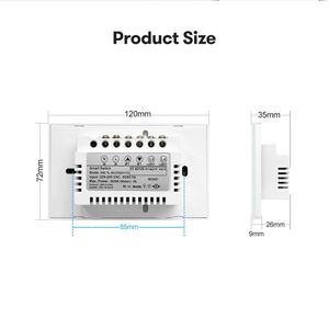 Tuya Công Tắc Đèn Màn Trập Con Lăn Wifi Cho Rèm Có Động Cơ Điện Điều Khiển Cuộc Sống Thông Minh Hoạt Động Cho Alexa,<span class=keywords><strong>Google</strong></span> Home - Product Image 5