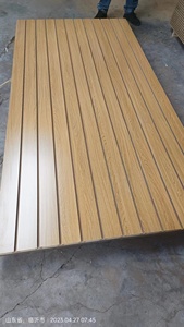 Hiển thị Kệ melamine slatwall Panels 18 mét rãnh MDF khe cắm MDF shotted với nhôm chèn - Product Image 5