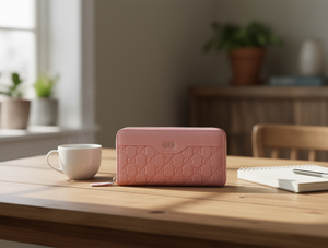 Cartera de mujer con doble cremallera, tamaño grande, de microfibra y cuero sintético, estilo minimalista - Product Image 2