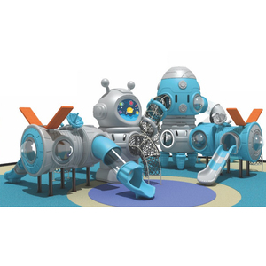 สนามเด็กเล่นกลางแจ้งแบบกำหนดเองพร้อมสไลเดอร์, ตาข่ายปีนป่าย, ม้าโยกสปริง และสิ่งอำนวยความสะดวกสำหรับการเล่นอื่นๆ มากมาย - Product Image 6