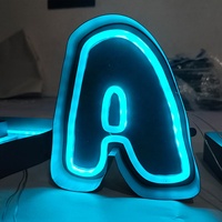 Fabricant de panneaux de signalisation DEL RVB personnalisés Enseigne au néon enseigne avec logo de devanture de magasin Enseigne lumineuse au néon pour l'extérieur