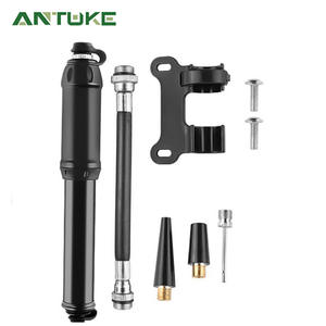 Bomba de bicicleta de aleación de aluminio, adaptador de válvula convertible de alta presión de 27 cm, color negro, 2218DQT - Product Image 2