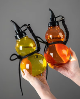 Nouvelle Bouteille d'Eau Sportive Anti-Fuite en Forme de Gourde Colorée Style Chinois avec Cordon – Design Original