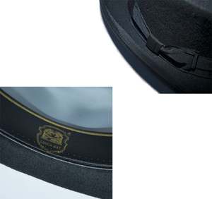 Sombrero Plano de Lana 100% Unisex Marca R185 CD, Sombrero Presidencial Genuino, Ajustable, Formal, Altura 25CM, Cuatro Paneles - Product Image 5