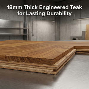 <span class=keywords><strong>Pavimento</strong></span> in Legno Massello di Quercia Moderno e Durevole, <span class=keywords><strong>Parquet</strong></span> <span class=keywords><strong>a</strong></span> Spina di Pesce con Sistema Click Lock, Facile da Installare <span class=keywords><strong>per</strong></span> Casa, Soggiorno, Magazzino, Esterni - Product Image 3