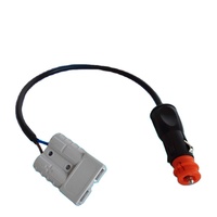CHENF PT-4446 175A DC Connecteur 2-en-1 pour démarrage rapide voiture/bateau Prise allume-cigare Câble 30cm 600V Terminal en cuivre Premium