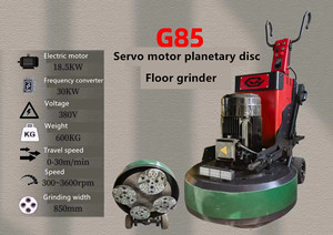 Epoksi zemin parlatma için 850 çalışma genişliği disk şeklinde zemin zımpara makinesi planet disk zemin taşlama makinesi - Product Image 2