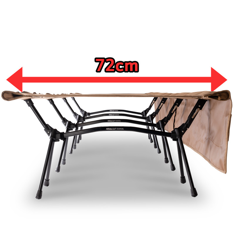 Wholesale Folding Aluminum Camping Bed – Adjustable Portable Outdoor Sleeping Cot for Home & Travel - View 2