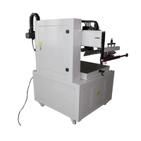 Machine d'impression sérigraphique semi-automatique à haute précision pour l'impression de panneaux métalliques, d'étiquettes et de composants de moteur