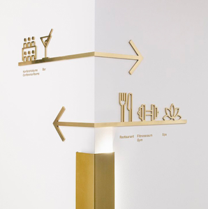 Tùy Chỉnh 3D Kim Loại Nhà Địa Chỉ Tấm Vàng Bạc Màu Dân Cư Số Dấu Hiệu Cho Ký túc xá Trường Độc Đáo Thiết Kế Mới - Product Image 5