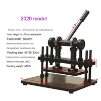 Machine de découpe manuelle à plat 360*220MM pour échantillons de cuir, découpe de formes vierges, idéale pour la production de semelles intérieures