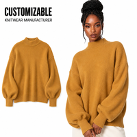 Pull-over en polyester et élasthanne tricoté à la machine, col rond, respirant, pour femme, vente en gros directe d'usine, stock disponible, collection automne
